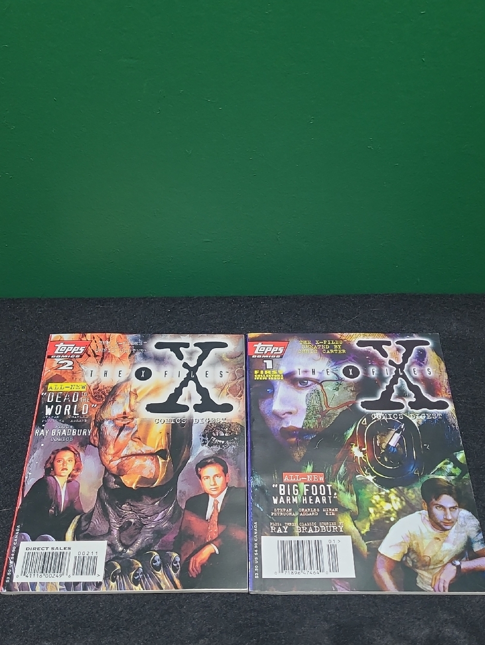 Topps Comics The X-Files Comic Lot Issue 1# & 2#